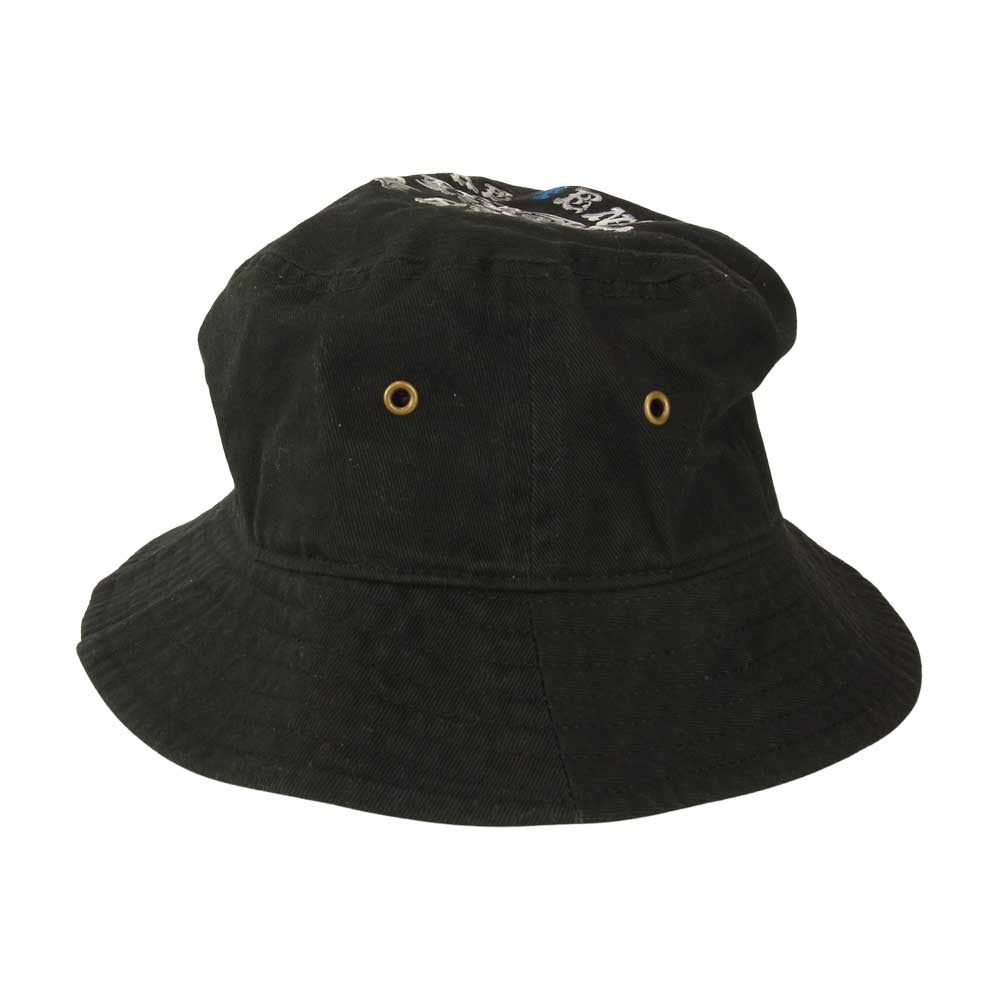 TENDERLOIN テンダーロイン T-BUCKET HAT BS ボルネオスカル ロゴ刺繍 バケットハット ブラック系 S/M【中古】