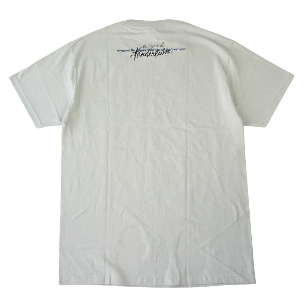 TENDERLOIN テンダーロイン 20SS T-TEE B.S.D.I.Y.T S/S ボルネオスカル クルーネック ロゴ プリント ヘビー 半袖 Tシャツ グレー系 L【中古】