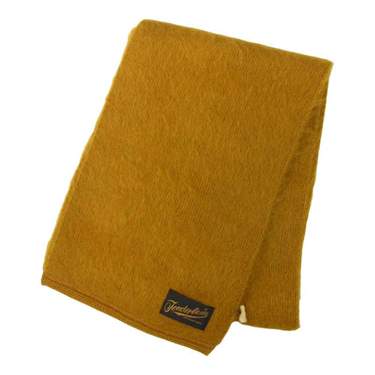 TENDERLOIN テンダーロイン t-mohair stle モヘア ストール マフラー イエロー系【新古品】【未使用】【中古】