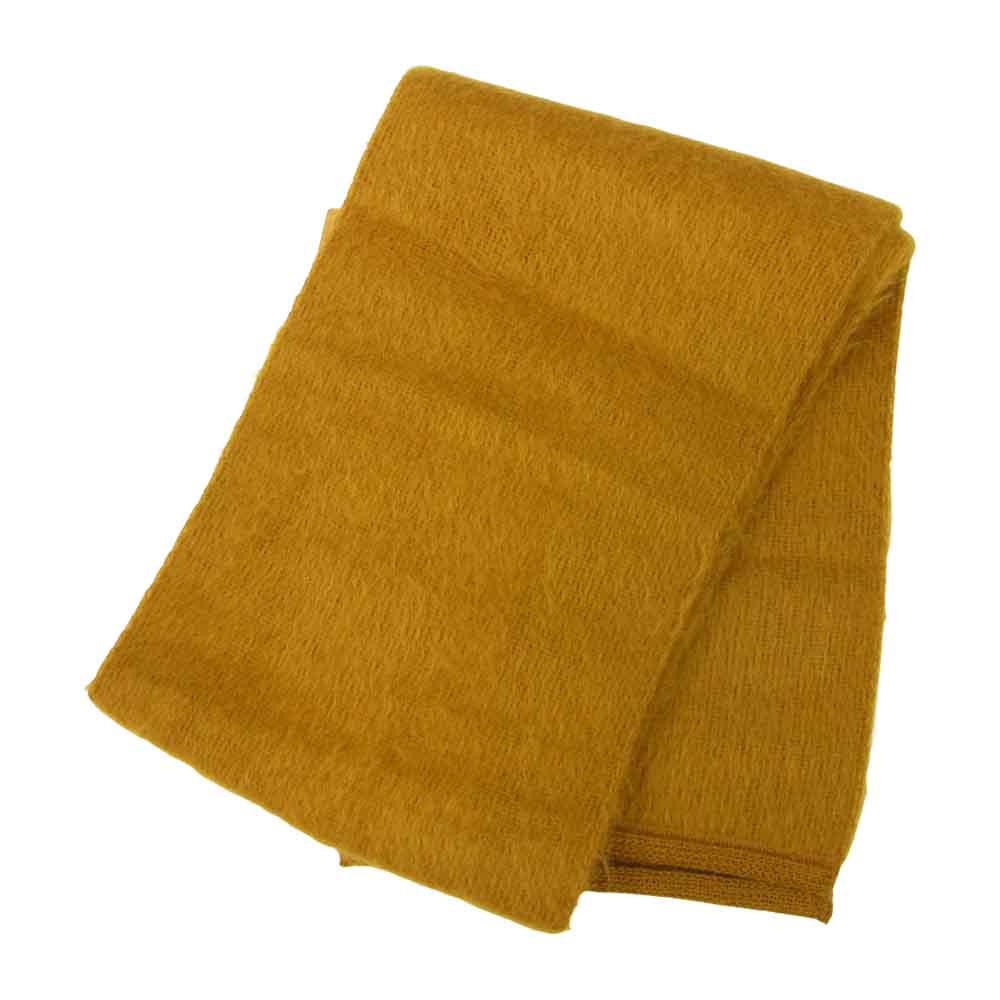 TENDERLOIN テンダーロイン t-mohair stle モヘア ストール マフラー イエロー系【新古品】【未使用】【中古】