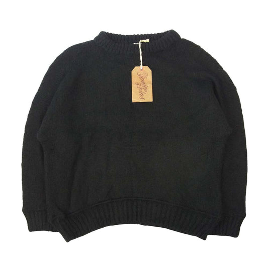 TENDERLOIN テンダーロイン t-mohair crew モヘア クルー ニット ブラック系 S【新古品】【未使用】【中古】