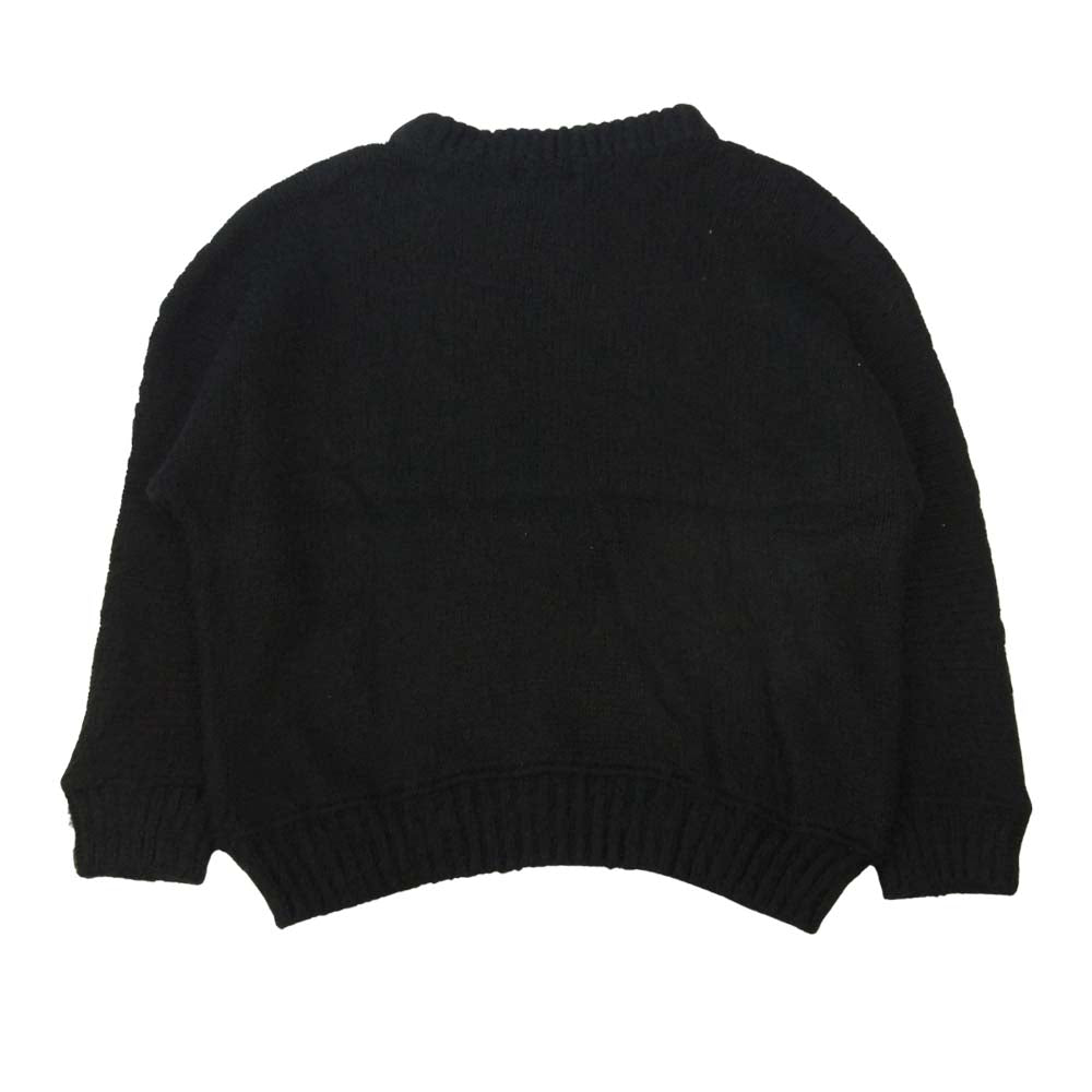TENDERLOIN テンダーロイン t-mohair crew モヘア クルー ニット ブラック系 S【新古品】【未使用】【中古】
