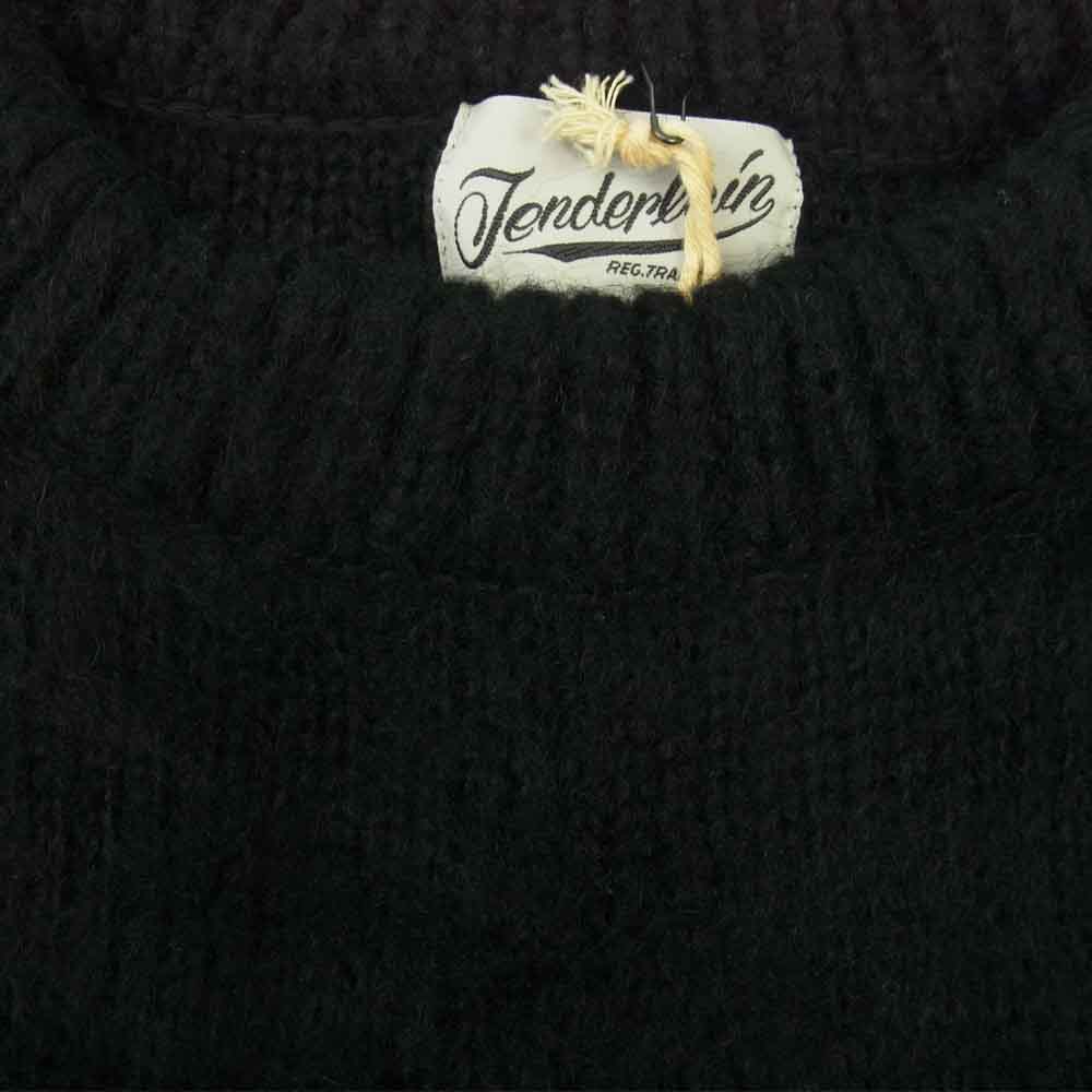 TENDERLOIN テンダーロイン t-mohair crew モヘア クルー ニット ブラック系 S【新古品】【未使用】【中古】