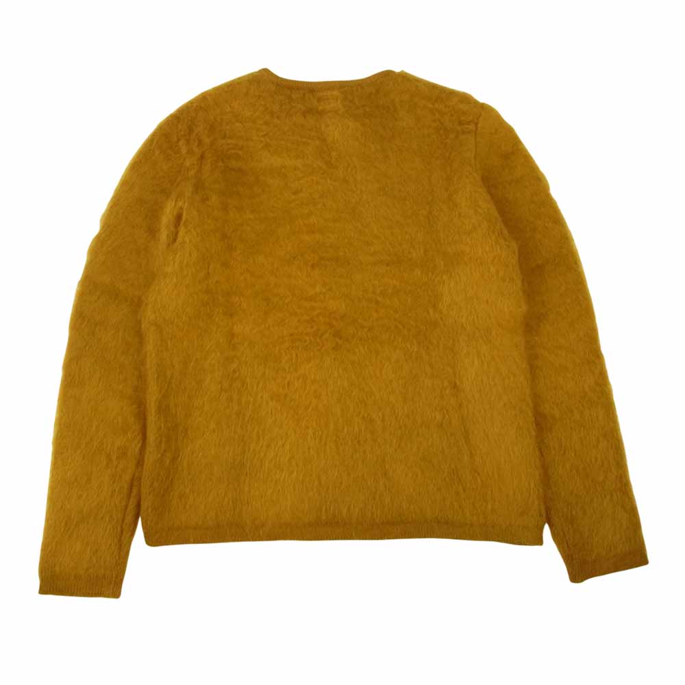 TENDERLOIN テンダーロイン t-mohair モヘア クルー ニット イエロー系 L【美品】【中古】