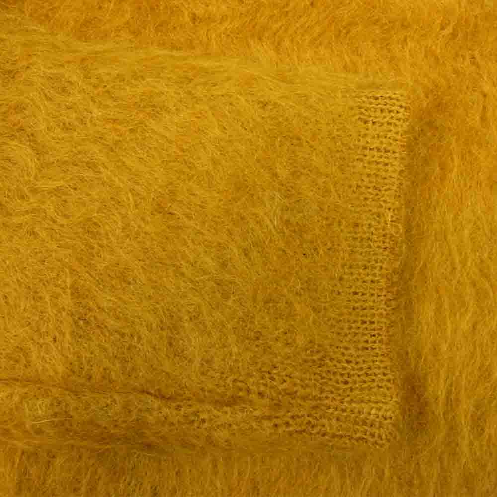 TENDERLOIN テンダーロイン t-mohair モヘア クルー ニット イエロー系 L【美品】【中古】