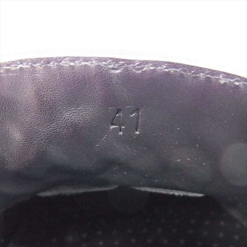 BOTTEGAVENETA ボッテガヴェネタ 244142 イントレチャート ドライビング シューズ カーフレザー レッド系 41【中古】