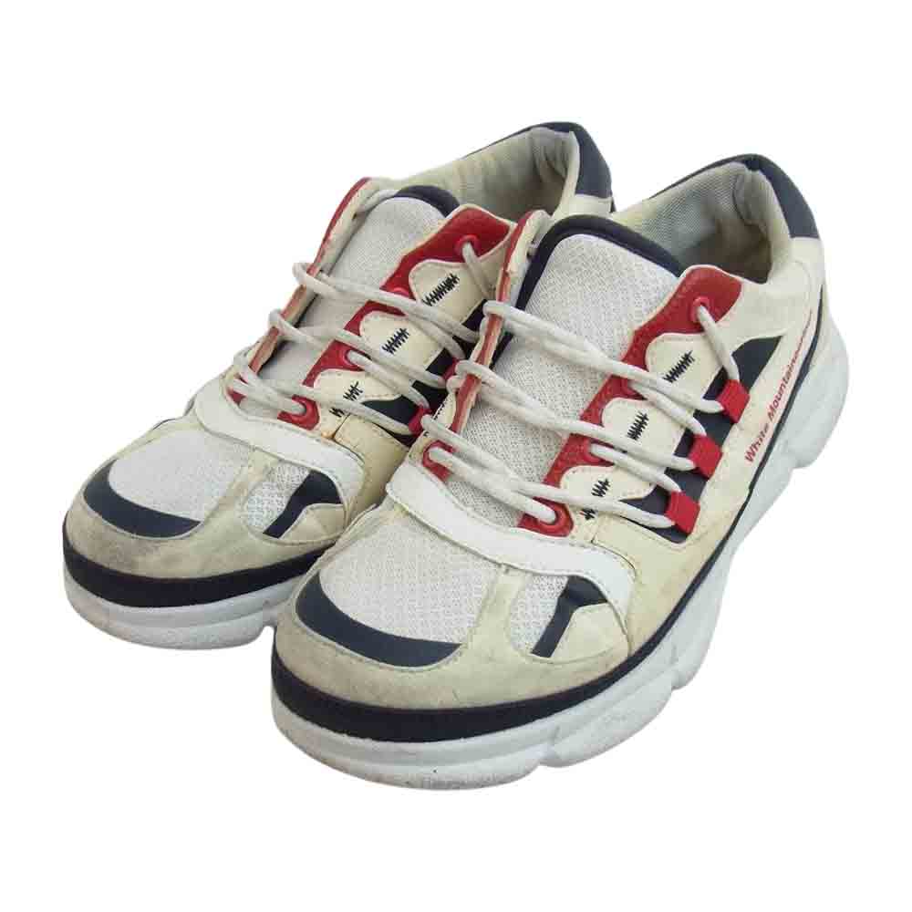 WHITE MOUNTAINEERING ホワイトマウンテニアリング 19AW WM1973801 VIBRAM SOLE CONTRASTED SNEAKER ビブラムソール コントラスト スニーカー ベージュ系 28【中古】