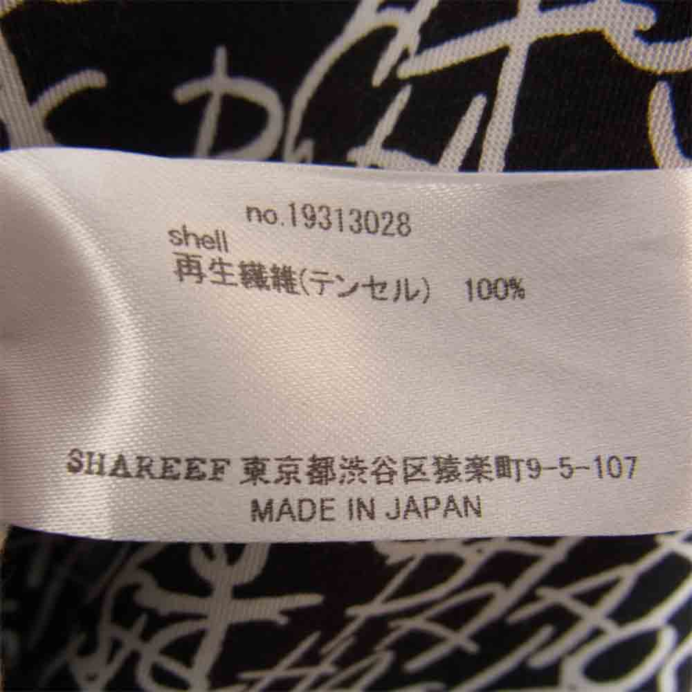 SHAREEF シャリーフ 19313028 HAOS PAIX 総柄 長袖 シャツ ブラック系 2【中古】