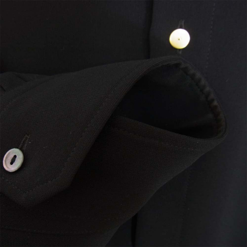 クルニ 20-SS-048 STUDIOUS 別注 クレリック ロング シャツ ブラック系 1【中古】