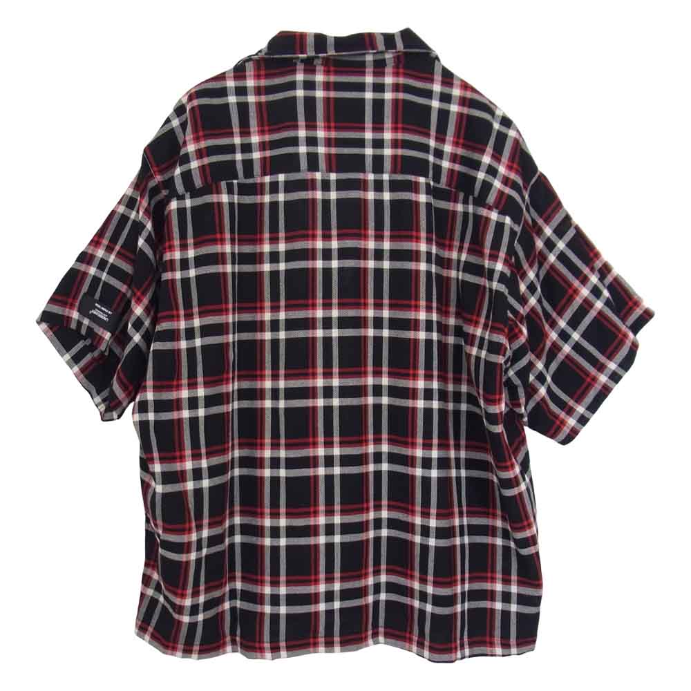 N.HOOLYWOOD エヌハリウッド 20SS 1201-SH10-069 REBEL FABRIC BY UNDERCOVER S/S BIG SHIRT アンダーカバー ビッグ シャツ ブラック系 38【中古】