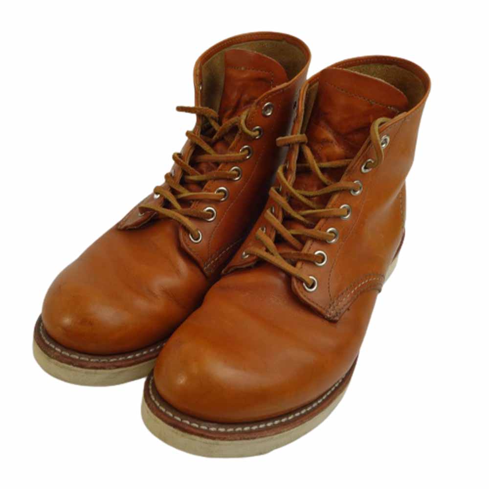 RED WING レッドウィング 9871 Irish Setter 6 Round-toe アイリッシュセッター ブーツ 四角犬タグ ゴールドラセット セコイア US7.5D【中古】