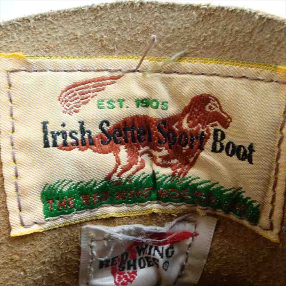 RED WING レッドウィング 9871 Irish Setter 6 Round-toe アイリッシュセッター ブーツ 四角犬タグ ゴールドラセット セコイア US7.5D【中古】