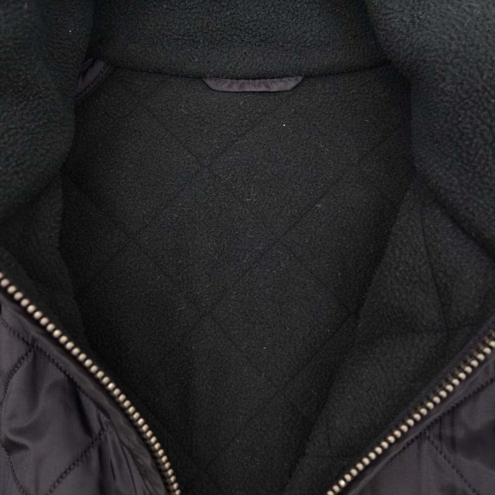 Barbour バブアー 1502091 国内正規品 裏地 フリース キルティング ジャケット ブラック系 38【中古】