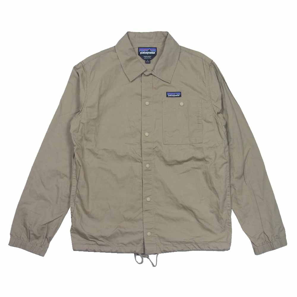 patagonia パタゴニア 20SS 25335 Lightweight All-Wear hemp Coaches Jacket ライトウェイト オールウェア ヘンプ コーチズ ジャケット ベージュ系 S【中古】