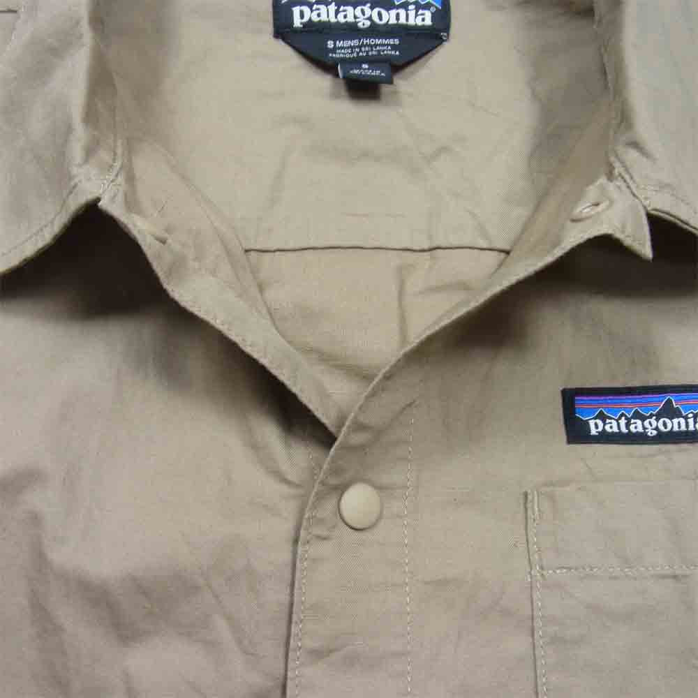 patagonia パタゴニア 20SS 25335 Lightweight All-Wear hemp Coaches Jacket ライトウェイト オールウェア ヘンプ コーチズ ジャケット ベージュ系 S【中古】