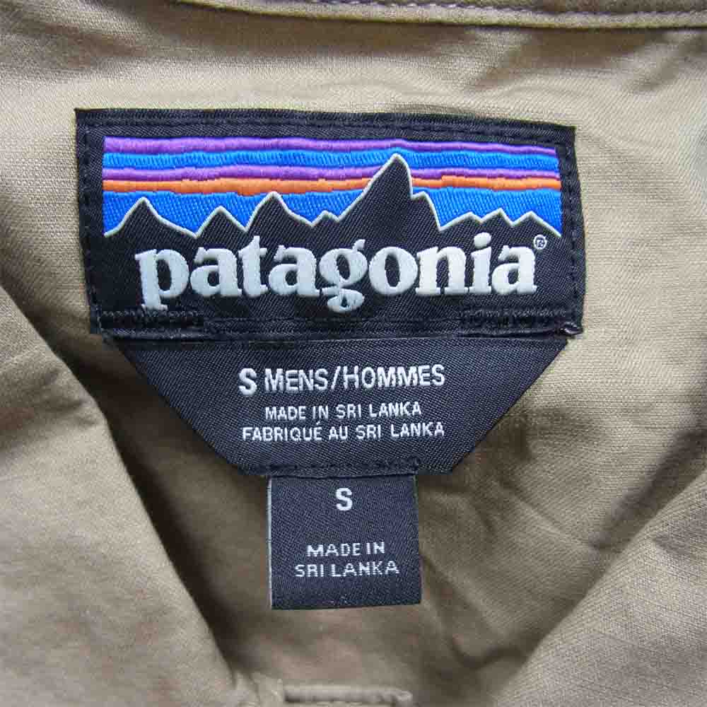 patagonia パタゴニア 20SS 25335 Lightweight All-Wear hemp Coaches Jacket ライトウェイト オールウェア ヘンプ コーチズ ジャケット ベージュ系 S【中古】