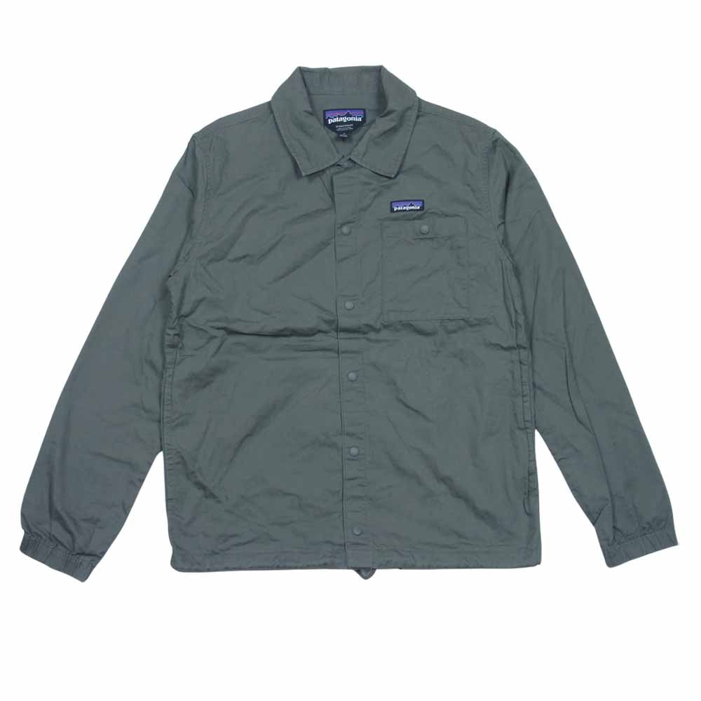 patagonia パタゴニア 19SS 25335 Lightweight All-Wear hemp Coaches Jacket ライトウェイト オールウェア ヘンプ コーチズ ジャケット モスグリーン系 S【中古】