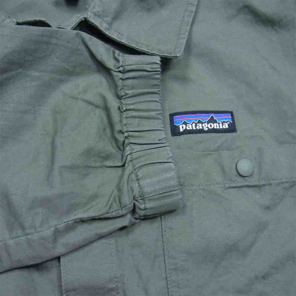 patagonia パタゴニア 19SS 25335 Lightweight All-Wear hemp Coaches Jacket ライトウェイト オールウェア ヘンプ コーチズ ジャケット モスグリーン系 S【中古】