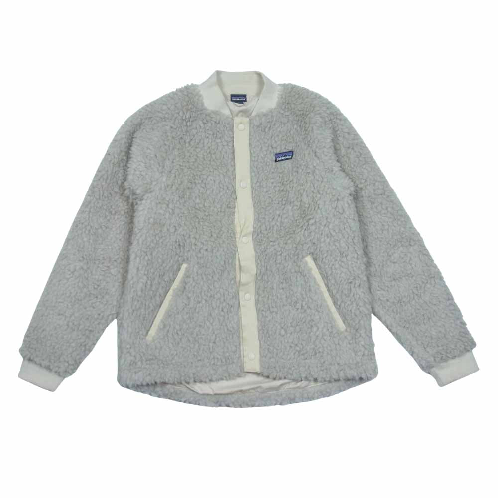 patagonia パタゴニア 65415 Girls' Retro-X Bomber Jacket ガールズ レトロX ボマー ジャケット フリース ベージュ系 XL【中古】