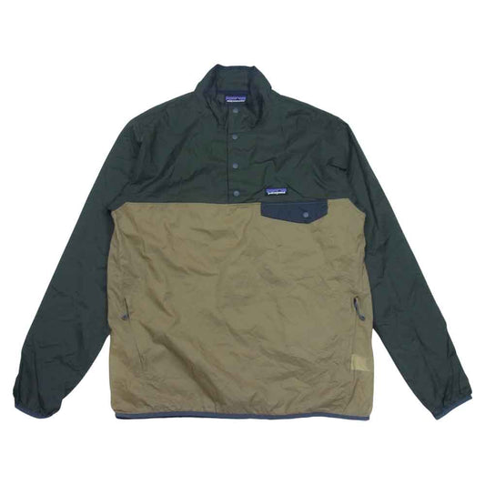 patagonia パタゴニア 20SS 24150 20年製 Houdini Snap-T Pullover フーディニ スナップT プルオーバージャケット カーキ系 M【中古】