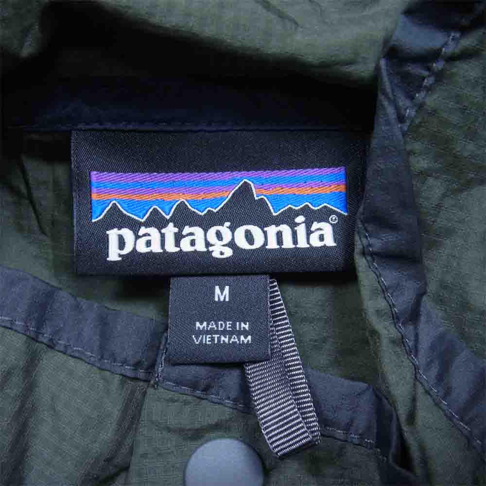 patagonia パタゴニア 20SS 24150 20年製 Houdini Snap-T Pullover フーディニ スナップT プルオーバージャケット カーキ系 M【中古】