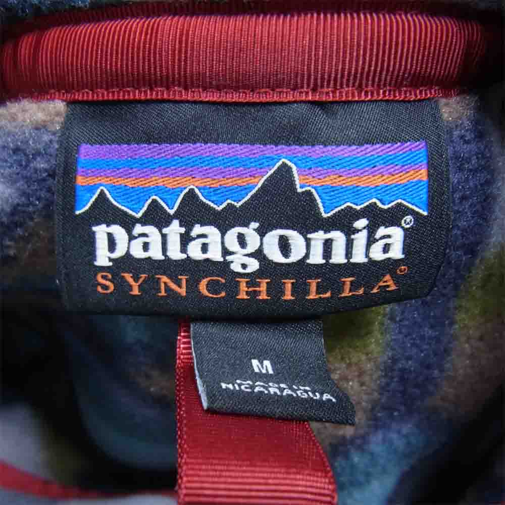 patagonia パタゴニア 19AW 25580 Lightweight Synchilla Snap-T Pullover シンチラスナップ-T プルオーバー フリース ジャケット ブルー系 M【中古】