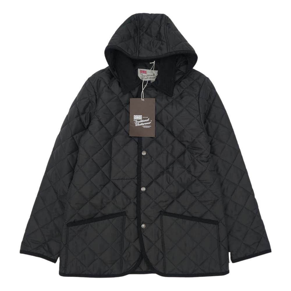 トラディショナル ウェザーウェア × URBAN RESEARCH DOORS WAVERLY アーバンリサーチ ドアーズ ウェーバリー キルト ジャケット ブラック系 40【新古品】【未使用】【中古】