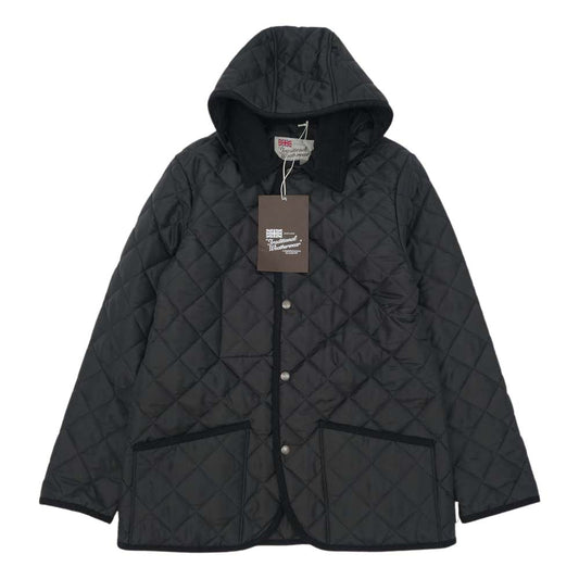 トラディショナル ウェザーウェア × URBAN RESEARCH DOORS WAVERLY アーバンリサーチ ドアーズ ウェーバリー キルト ジャケット ブラック系 40【新古品】【未使用】【中古】