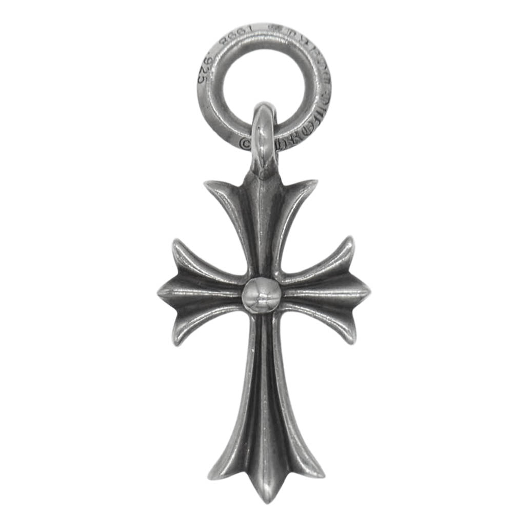 CHROME HEARTS クロムハーツ（原本無） TINY CH CROSS タイニー クロス チャーム シルバー系【中古】