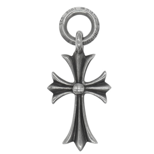CHROME HEARTS クロムハーツ（原本無） TINY CH CROSS タイニー クロス チャーム シルバー系【中古】