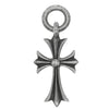 CHROME HEARTS クロムハーツ（原本無） TINY CH CROSS タイニー クロス チャーム シルバー系【中古】