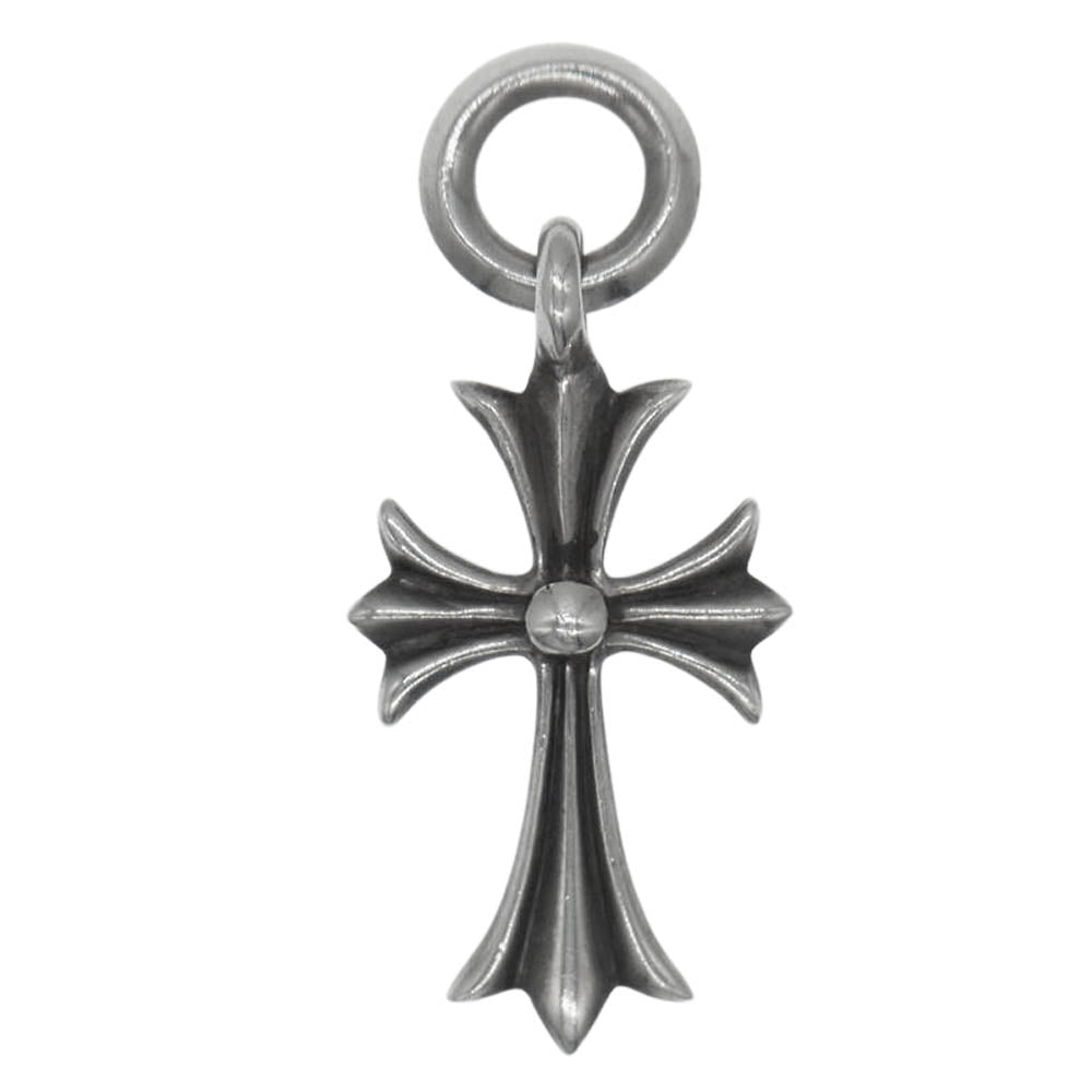 CHROME HEARTS クロムハーツ（原本無） TINY CH CROSS タイニー クロス チャーム シルバー系【中古】