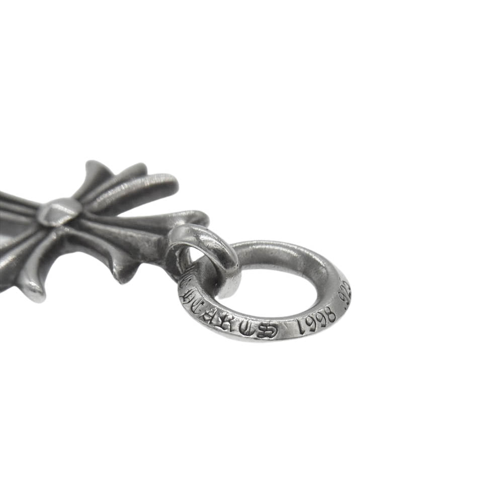 CHROME HEARTS クロムハーツ（原本無） TINY CH CROSS タイニー クロス チャーム シルバー系【中古】