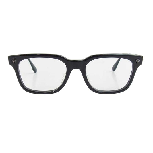 CHROME HEARTS クロムハーツ（原本無） COX UCKER CHクロステンプル アイウェア メガネ ブラック系【中古】