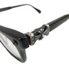 CHROME HEARTS クロムハーツ（原本無） COX UCKER CHクロステンプル アイウェア メガネ ブラック系【中古】