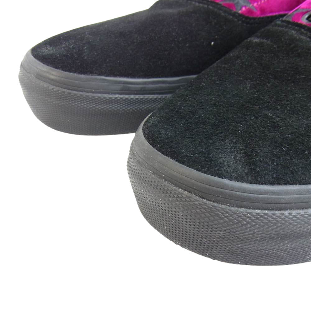 Supreme シュプリーム 13AW VANS ERA PRO Velvet バンズ エラ プロ ベルベット  ブラック系 US11【極上美品】【中古】