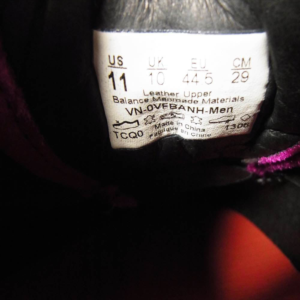 Supreme シュプリーム 13AW VANS ERA PRO Velvet バンズ エラ プロ ベルベット  ブラック系 US11【極上美品】【中古】