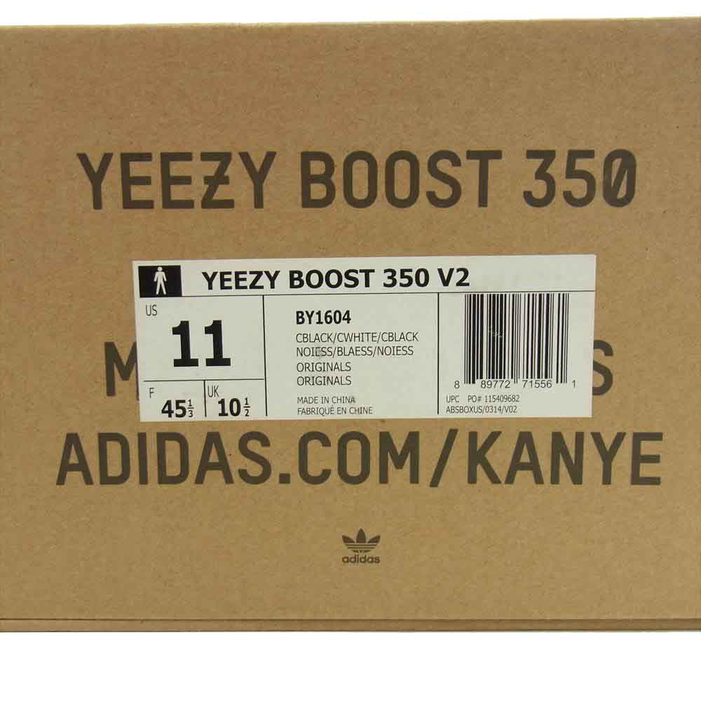 adidas アディダス BY1604 YEEZY BOOST 350 V2 OREO イージーブースト オレオ スニーカー ブラック系 29.0ｃｍ【中古】