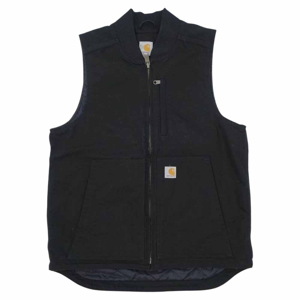 Carhartt カーハート WASHED DUCK VEST ウォッシュド ダック ベスト ブラック系 M【中古】