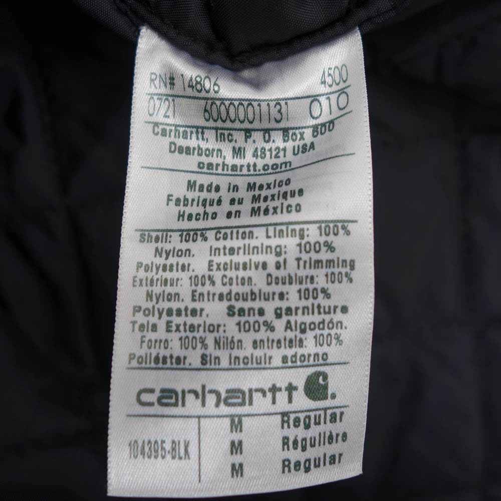 Carhartt カーハート WASHED DUCK VEST ウォッシュド ダック ベスト ブラック系 M【中古】