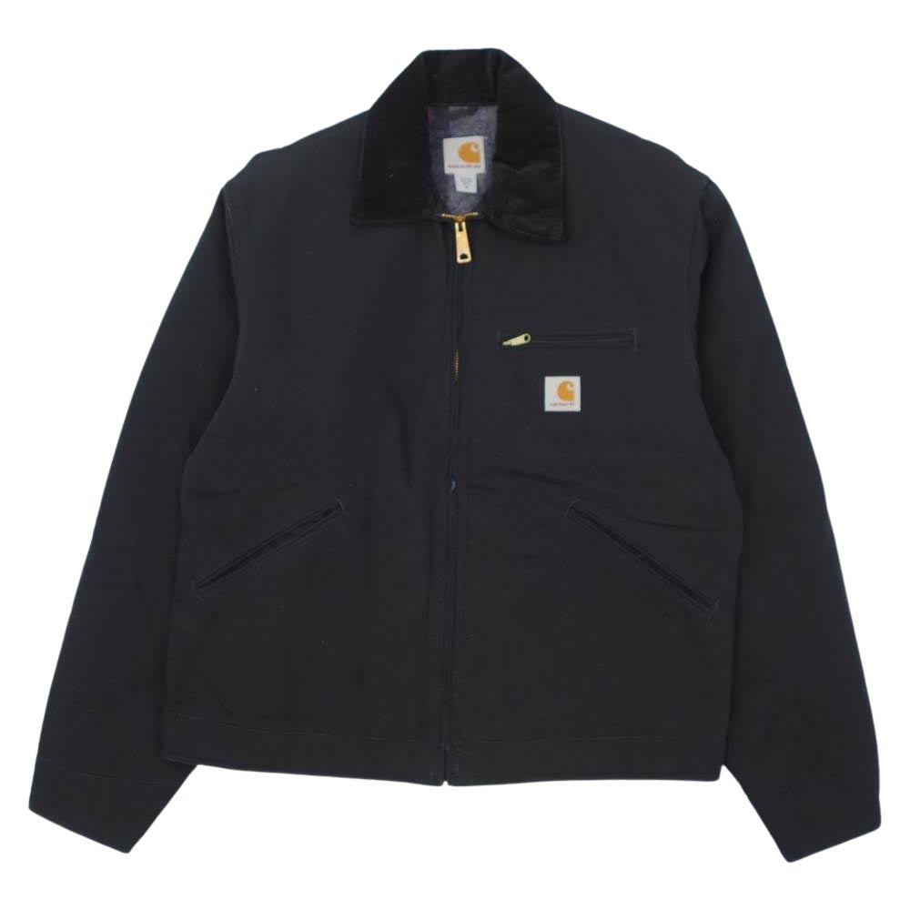 Carhartt カーハート USA製 デトロイト ダック ジャケット ワーク ジャケット ブラック系 M【中古】