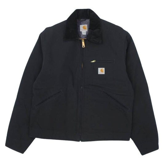 Carhartt カーハート USA製 デトロイト ダック ジャケット ワーク ジャケット ブラック系 M【中古】