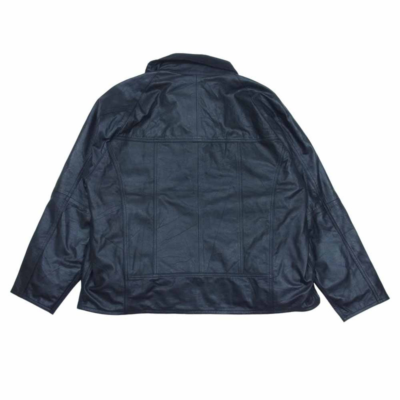 ユーズドプレイヴィンテージ 21AW LEATHER DRIVERS JACKET レザー ドライバーズ ジャケット ブラック系 1【新古品】【未使用】【中古】