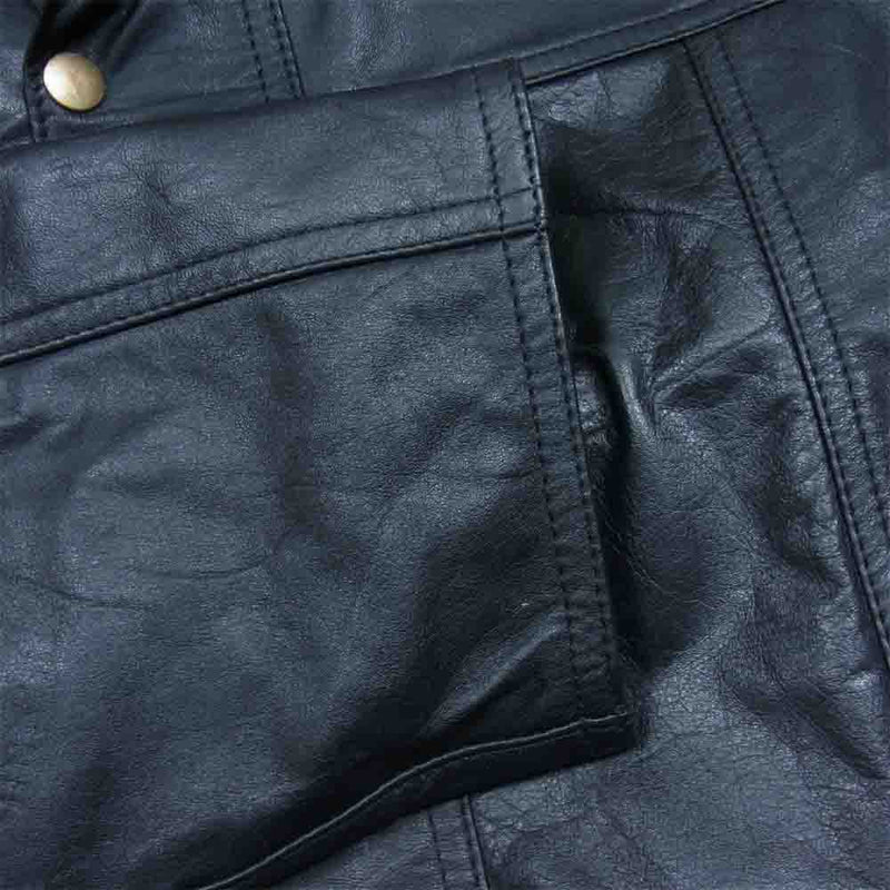 ユーズドプレイヴィンテージ 21AW LEATHER DRIVERS JACKET レザー ドライバーズ ジャケット ブラック系 1【新古品】【未使用】【中古】