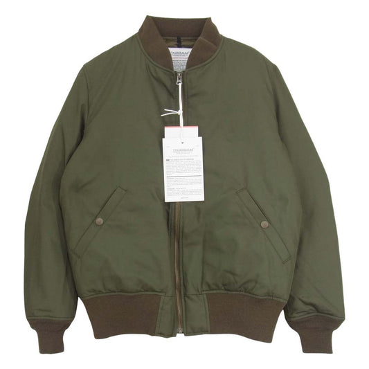 シュタンバーム Gum-A1 MA-1 ダウン ジャケット カーキ系 42【新古品】【未使用】【中古】