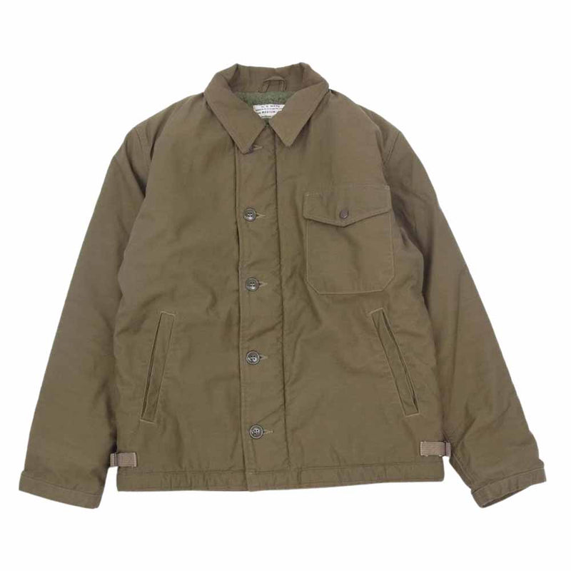 Buzz Rickson's バズリクソンズ BR12291 Type A-2 DECK JACKET デッキ ジャケット カーキ系 M【中古】