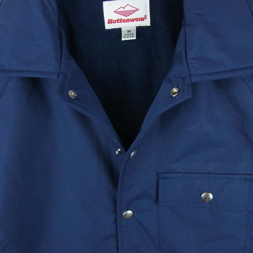 Battenwear バテンウェア FW21106A Beach Breaker ビーチ ブレーカー コーチ ジャケット ネイビー系 M【新古品】【未使用】【中古】