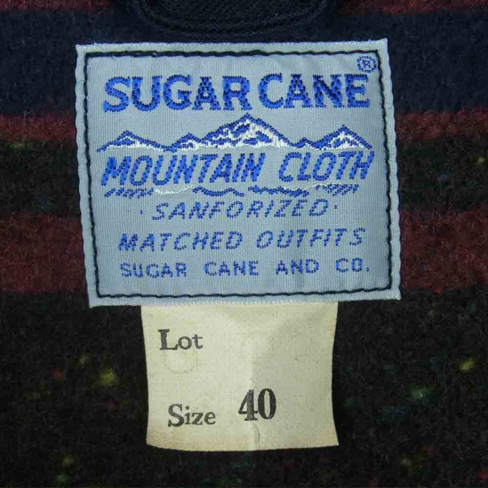 SUGAR CANE シュガーケーン SC14796 8.502 MOUNTAIN CLOTH WORK JACKET マウンテン クロス ワーク ジャケット ダークネイビー系 40【新古品】【未使用】【中古】