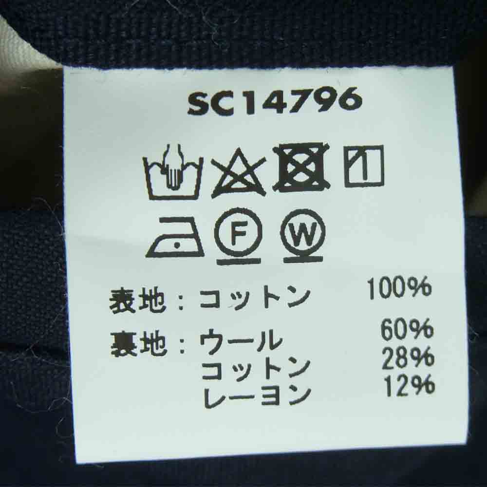 SUGAR CANE シュガーケーン SC14796 8.502 MOUNTAIN CLOTH WORK JACKET マウンテン クロス ワーク ジャケット ダークネイビー系 40【新古品】【未使用】【中古】