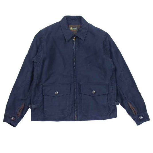 Buzz Rickson's バズリクソンズ BR14426 AVIATION ASSOCIATES JUNGLE CLOTH M-445 ジャングル クロス ジャケット ネイビー系 40【中古】
